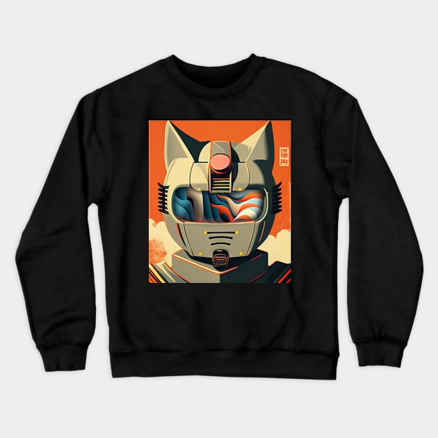 cat into dream Crewneck Sweatshirt by bulografik